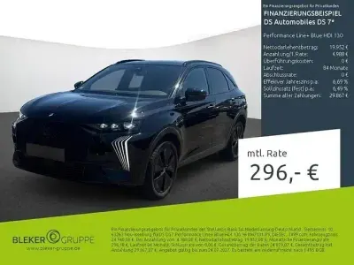 Gebraucht DS Automobiles DS7 Crossback Performance Line Plus 131 PS (96 kW) 2024 Schwarz SUV