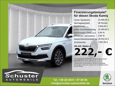 Weiss Gebraucht 2022 Skoda Kamiq ScoutLine SUV | 19.480 € (Fairer Preis)