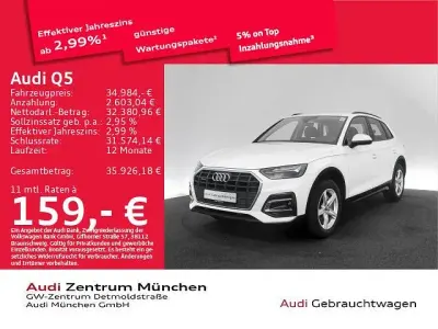 Gebraucht Audi Q5 Sport 204 PS (150 kW) 2024 Arkonaweiß SUV