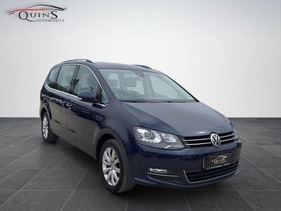Begagnad VW Sharan Highline 184 HK (135 kW) 2017 Grön Minibuss