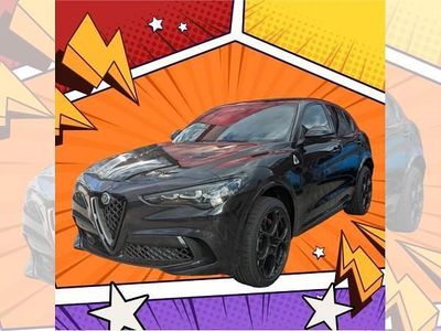 Neu Alfa Romeo Stelvio Quadrifoglio 520 PS (382 kW) 2025 Schwarz (nero vulcano, metallic) SUV