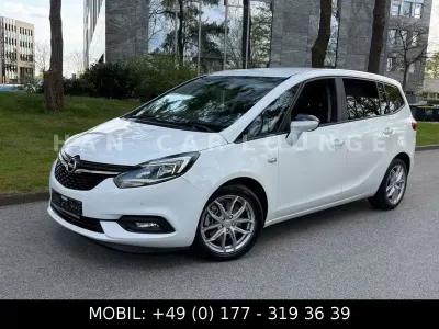 Gebraucht Opel Zafira Tourer Edition 131 PS (96 kW) 2017 Weiß Van / Kleinbus