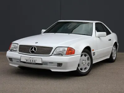 Gebraucht Mercedes SL500 326 PS (239 kW) 1992 Weiß Cabrio