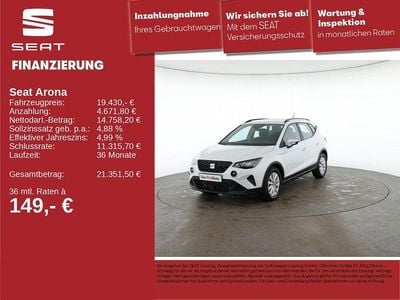 Gebraucht Seat Arona Style 110 PS (80 kW) 2024 "nevada" weiss SUV