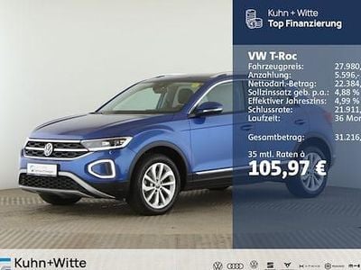 Gebraucht VW T-Roc Style 150 PS (110 kW) 2024 Blau SUV