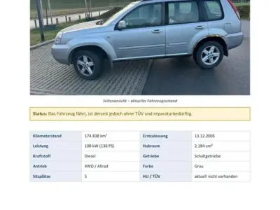 Gebraucht Nissan X-Trail 136 PS (100 kW) 2005 Grau SUV