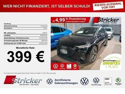 Usata Audi e-tron 219 kW (299 CV) 2023 Nero SUV