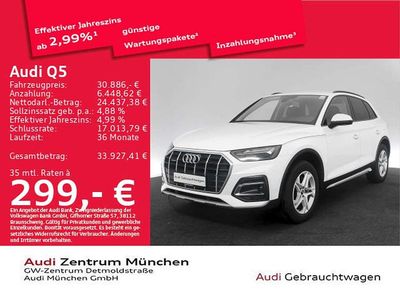 Second-hand Audi Q5 Advanced 299 CP (219 kW) 2022 Alb SUV