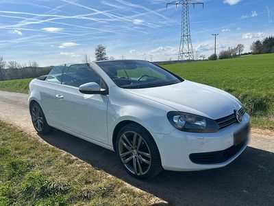 Gebraucht VW Golf Cabriolet 2012 Weiß Cabrio