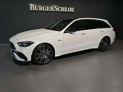 Gebraucht Mercedes C43 AMG AMG 408 PS (300 kW) 2024 Weiß manufaktur lack manufaktu Kombi