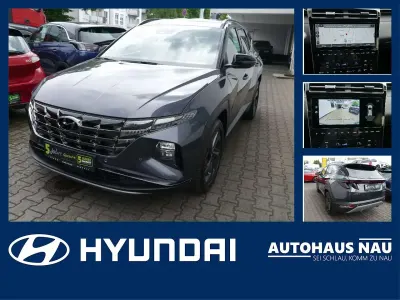 Gebraucht Hyundai Tucson Advantage 150 PS (110 kW) 2024 Dark knight / abyss black / mic SUV