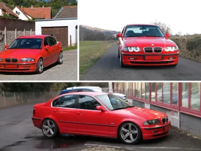 Gebraucht BMW 320 150 PS (110 kW) 1998 Rot Limousine