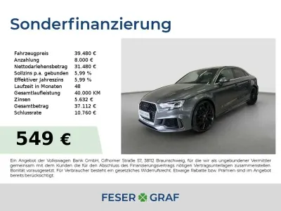 Gebraucht Audi RS3 Comfort 400 PS (294 kW) 2020 Daytonagrau perleffekt Limousine