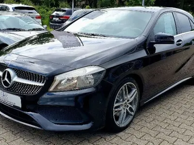 Używany Mercedes A180 Sportline 122 KM (89 kW) 2016 Czarny Sedan/Limuzyna