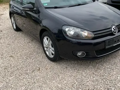 Gebraucht VW Golf VI 122 PS (89 kW) 2010 Schwarz Kleinwagen