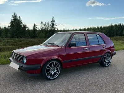 Gebraucht VW Golf III 60 PS (44 kW) 1991 Rot Kleinwagen