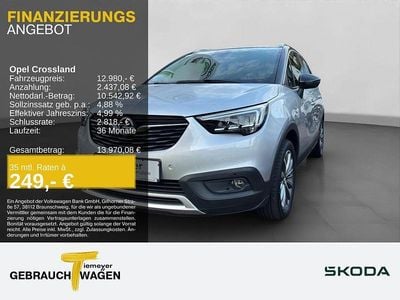 Silber Gebraucht 2018 Opel Crossland X Ultimate SUV | 12.980 € (Guter Preis)