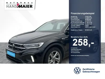 Brugt VW T-Roc R-line 150 HK (110 kW) 2022 Sort SUV