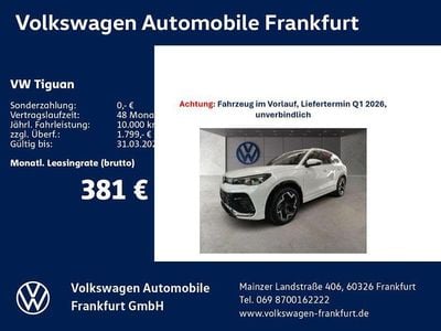 Weiß Neu 2026 VW Tiguan S SUV | 44.680 € (Guter Preis)