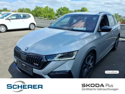 Gebraucht Skoda Octavia RS 245 PS (180 kW) 2024 Brillantsilber metallic Kombi