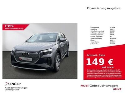 Gebraucht Audi Q4 Sportback e-tron Advanced 150 kW (204 PS) 2022 Taifungrau metallic SUV