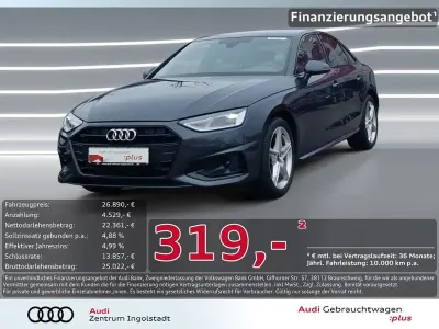 Używany Audi A4 Advanced 204 KM (150 kW) 2022 Szary Sedan/Limuzyna