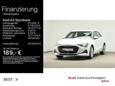 Gebraucht Audi A3 Advanced Plus 116 PS (85 kW) 2024 Arkonaweiß Limousine