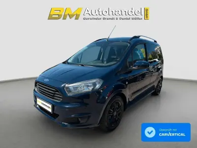 Gebraucht Ford Tourneo Courier 101 PS (74 kW) 2017 Blazer blue Van / Kleinbus