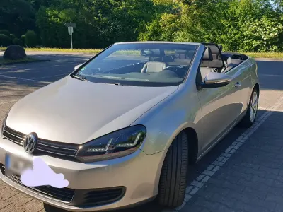 Brugt VW Golf Cabriolet 122 HK (89 kW) 2012 Sølv Cabriolet