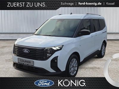 Neu Ford Tourneo Courier Titanium 125 PS (91 kW) 2025 Weiß Van / Kleinbus