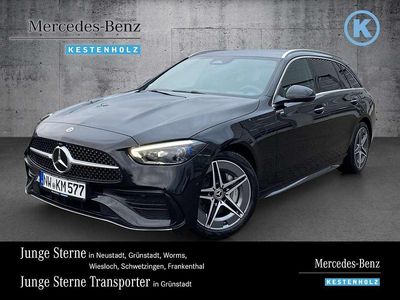 Schwarz Gebraucht 2025 Mercedes C220 AMG Limousine | 48.990 €