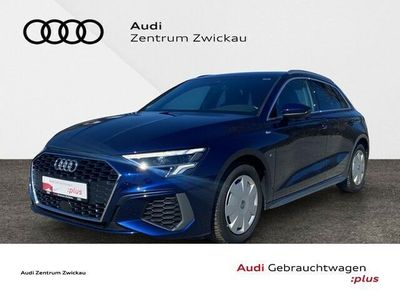 Usado Audi A3 S-Line 150 HP (110 kW) 2022 Azul Sedan