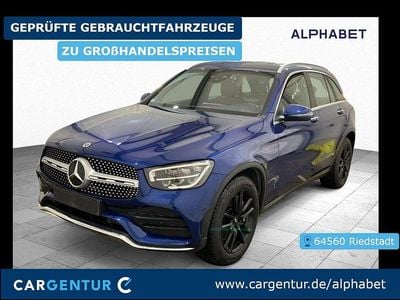 Blau Gebraucht 2020 Mercedes GLC220 AMG line SUV | 31.595 € (Fairer Preis)