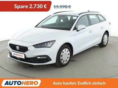 Gebraucht Seat Leon Reference 90 PS (66 kW) 2021 Weiß Kombi