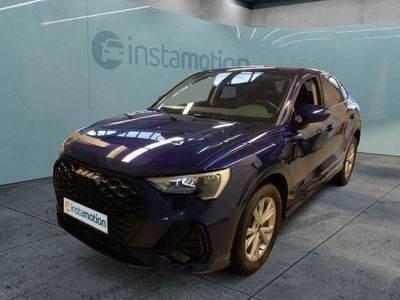 Blau Gebraucht 2022 Audi Q3 Sportback S-Line SUV | 34.630 € (Etwas zu teuer)