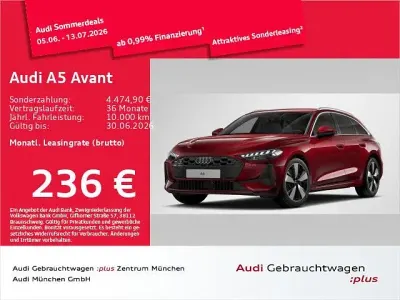 Gebraucht Audi A5 Sport 204 PS (150 kW) 2025 Grenadinerot metallic Kombi