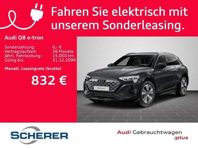 Gebraucht Audi Q8 e-tron Advanced 300 kW (408 PS) 2023 Magnetgrau SUV