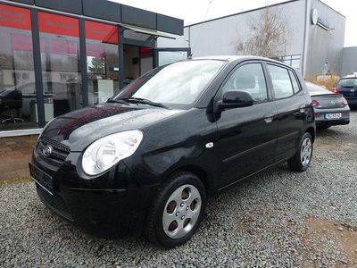 Gebraucht Kia Picanto Attract 65 PS (47 kW) 2010 Schwarz Kleinwagen