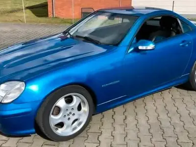 Gebraucht Mercedes SLK200 Edition 163 PS (119 kW) 2000 Blau Cabrio