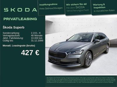 Gebraucht Skoda Superb LAURIN & KLEMENT 204 PS (150 kW) 2025 Graphitegrau metallic Kombi