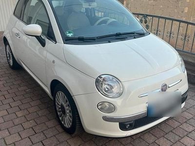 Gebraucht Fiat 500 Lounge 86 PS (63 kW) 2011 Weiß Kleinwagen
