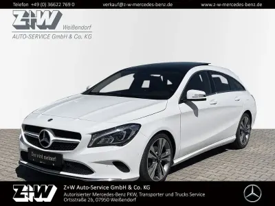 Gebraucht Mercedes CLA200 Shooting Brake Urban 156 PS (114 kW) 2018 Unilack polarweiß Kombi