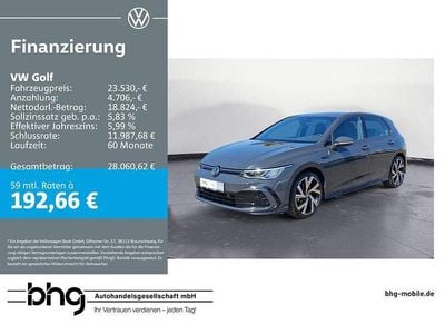 Usata VW Golf VIII R-line 131 CV (96 kW) 2024 Grigio Berlina