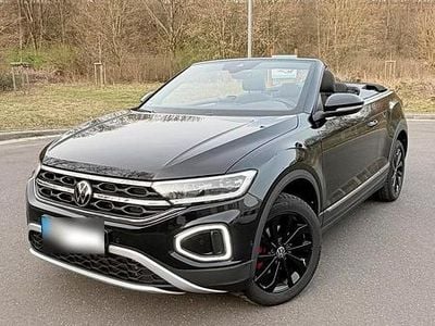 Gebraucht VW T-Roc Cabriolet 150 PS (110 kW) 2023 Schwarz Cabrio