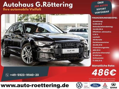 Schwarz Gebraucht 2022 Audi A6 S-Line Kombi | 38.960 € (Fairer Preis)