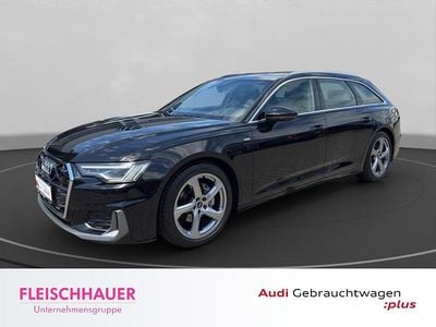 Schwarz Gebraucht 2024 Audi A6 S-Line Kombi | 57.990 €