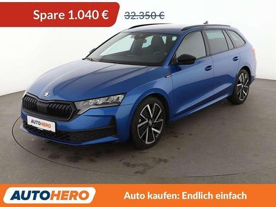 Race blue Gebraucht 2024 Skoda Octavia SportLine Kombi | 31.310 € (Guter Preis)
