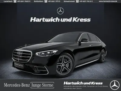 Gebraucht Mercedes S500 AMG line 449 PS (330 kW) 2023 Obsidianschwarz  lack Limousine