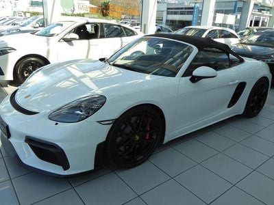 Gebraucht Porsche Boxster Spyder 420 PS (308 kW) 2021 Weiß Cabrio
