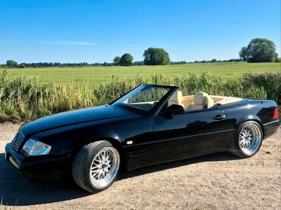 Gebraucht Mercedes SL320 224 PS (164 kW) 1999 Schwarz Cabrio